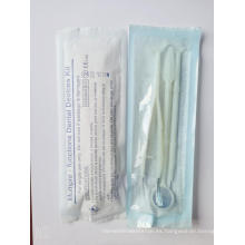 Kit de instrumentos dentales desechables ABS y material de acero inoxidable
